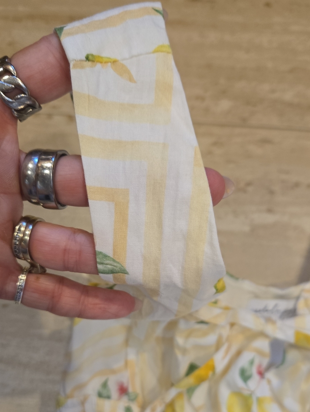 Petal & Pup Lemon Print Smocked Sundress - Picture 5 of 12